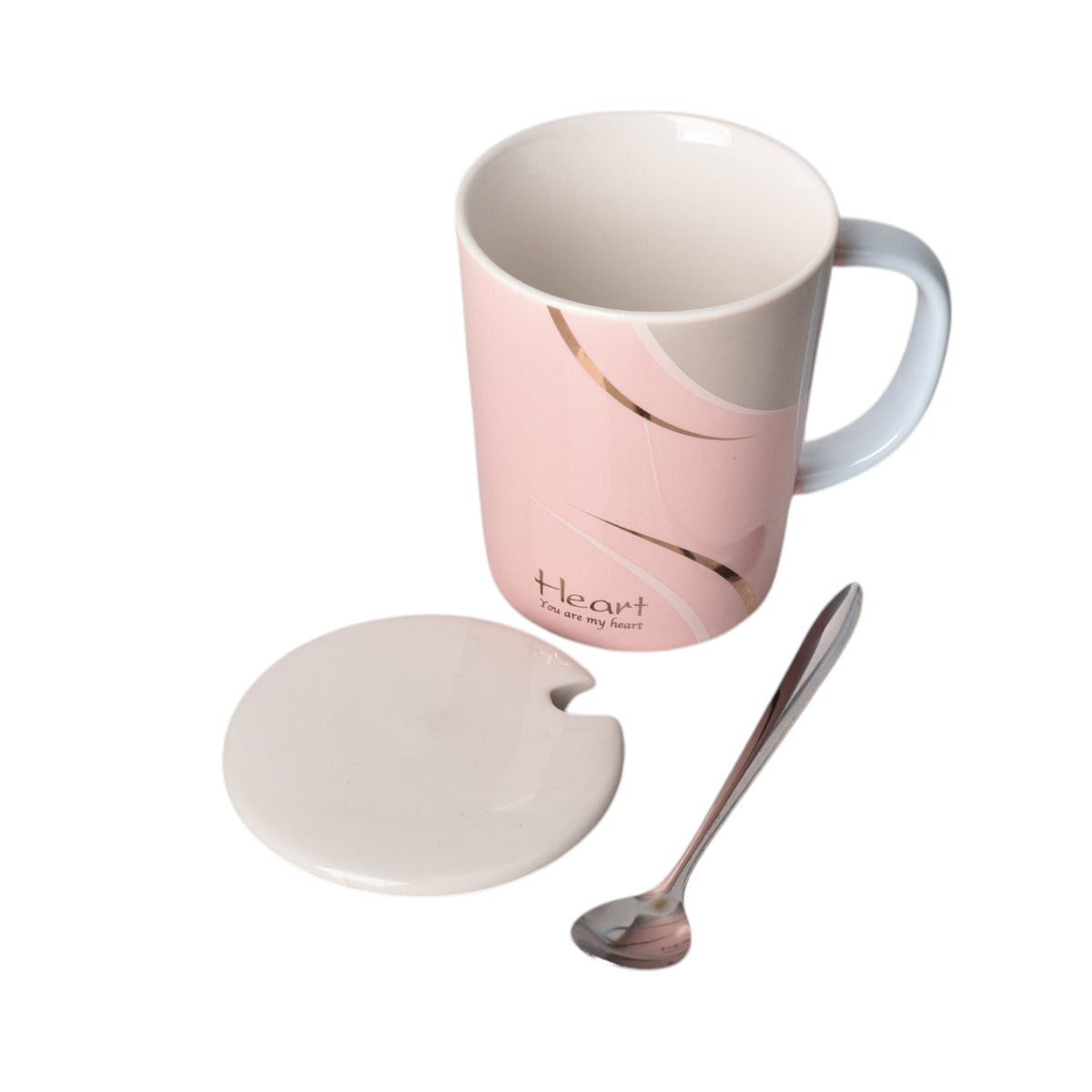 mug pocillo ceramica con tapa 350ml dim:8*8*10