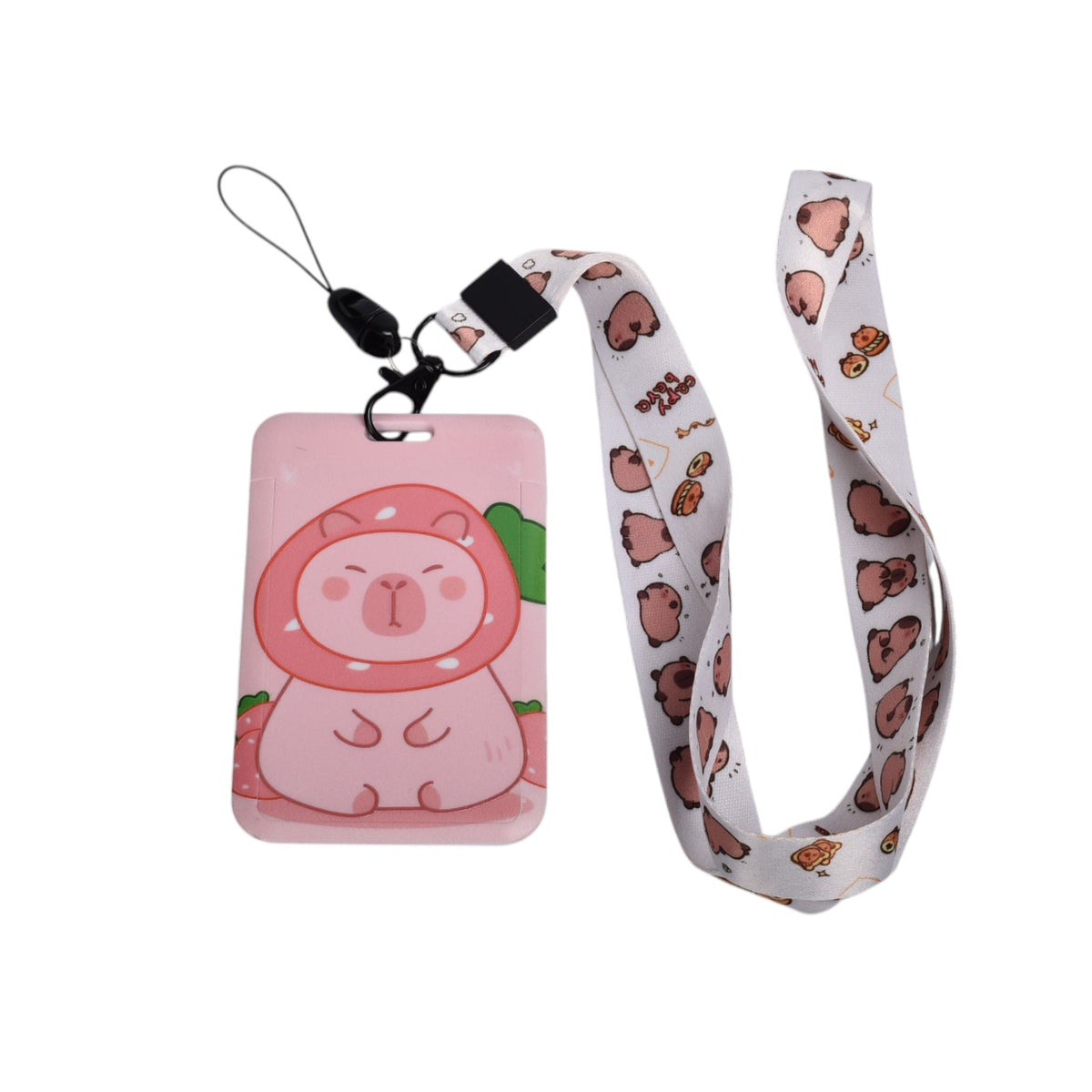 portacarnet plastico poliester capybara dim:6x11