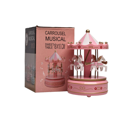 CAJA MUSICA FORMA CARRUSEL