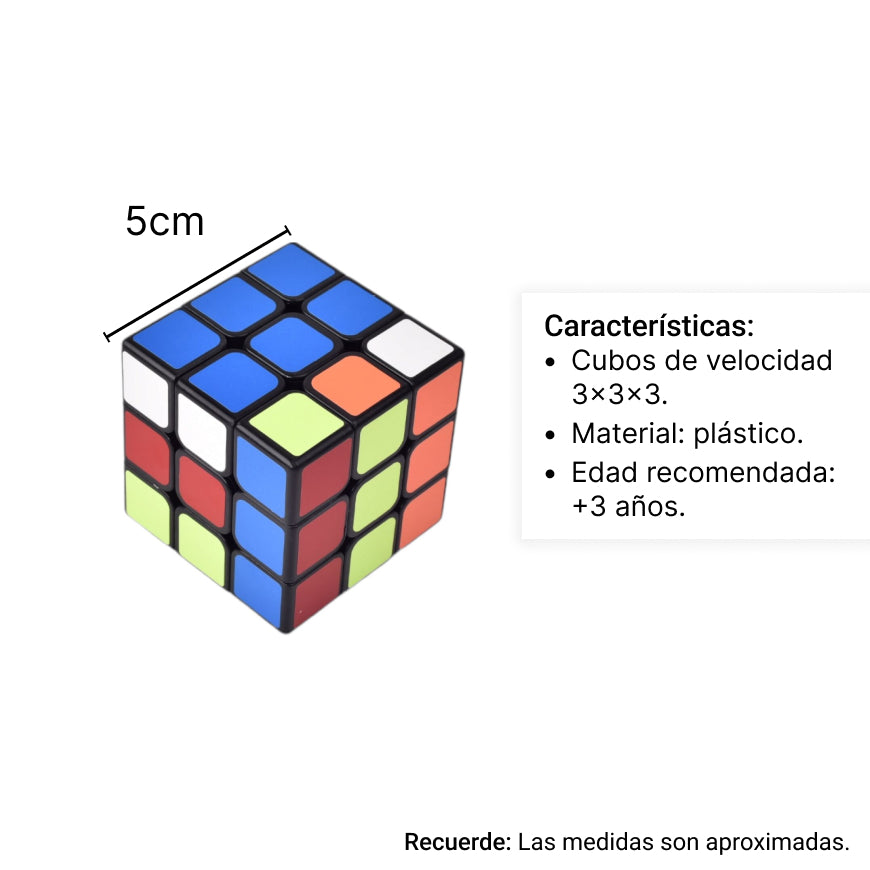 cubo rubik dim:5.5*5.5*5.5cm