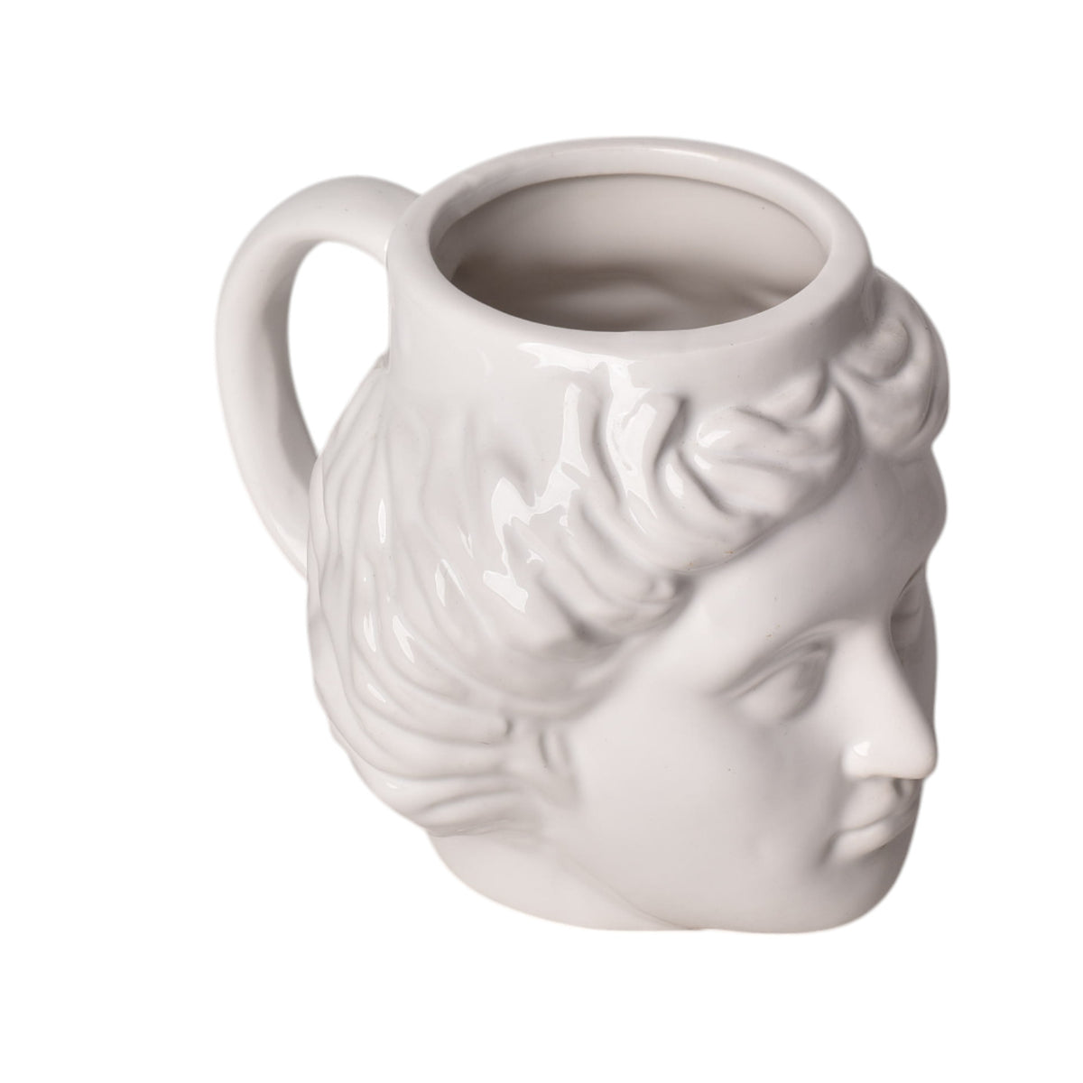 pocillo ceramica blanco  grande forma 300ml dim:11*11*13