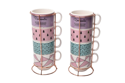 POCILLO X 4 MUG POCILLO CERAMICA POCILLO DE CAFE VASO MUG