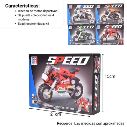 BLOQUES FICHAS PLASTICA ARMABLE DOS DISEÑOS REF:123-885-886-887-888