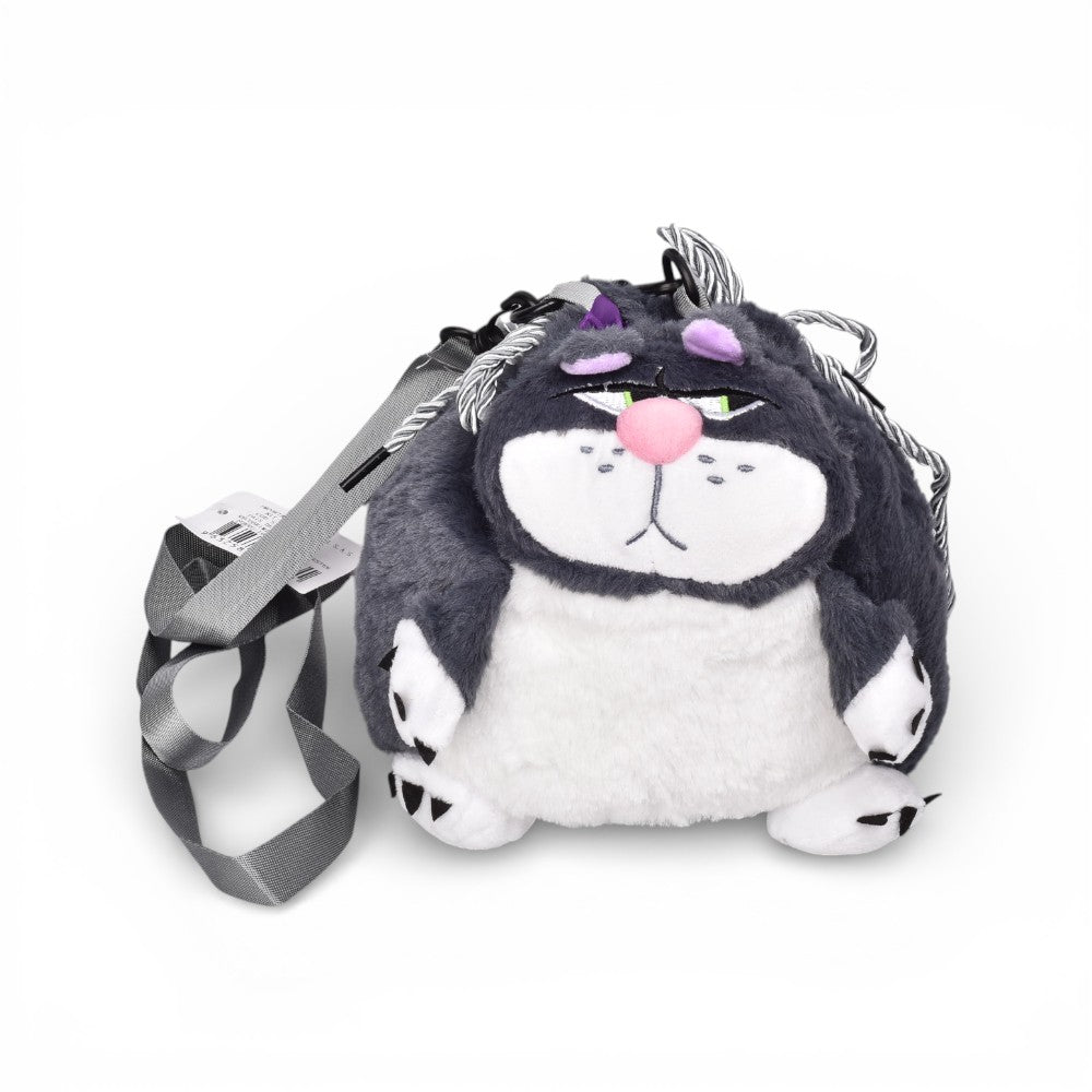 bolso cartera personaje poliester peluche dim:18x16x10