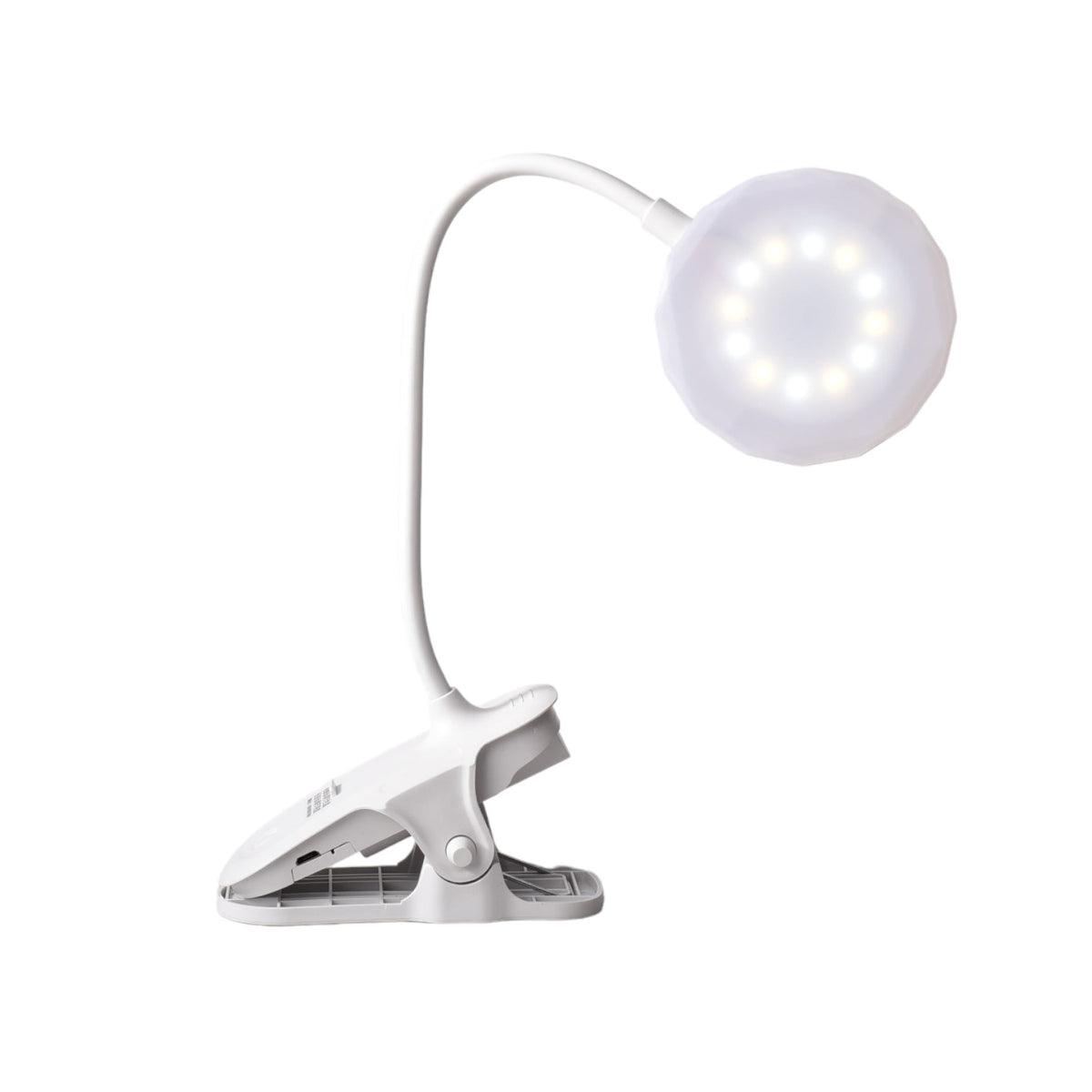 lampara led recargable con cable usb blanco