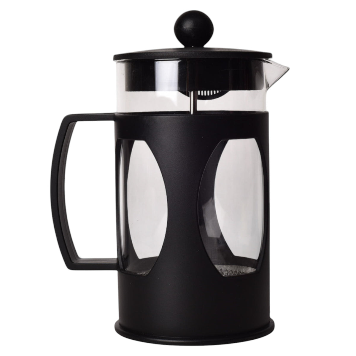cafetera prensa francesa plastico y vidrio 600ml dim:9*9*18