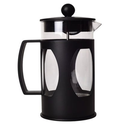CAFETERA PRENSA FRANCESA PLASTICO Y VIDRIO 600ml DIM:9*9*18