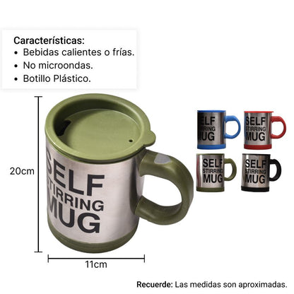 VASO POCILLO MEZCLADOR MUG ELECTRICO DIM:8x8x11CM