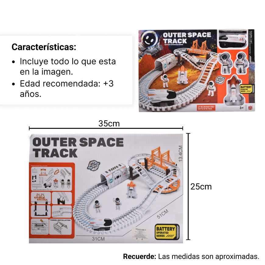 pista didactico astronauta