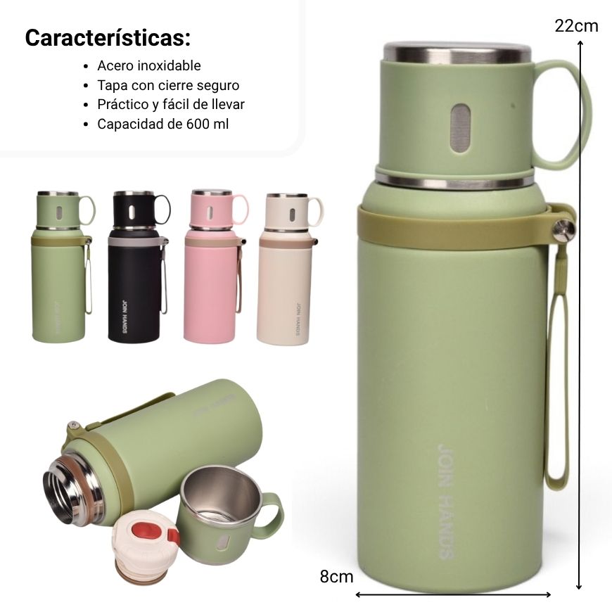 termo acero inoxidable  600ml