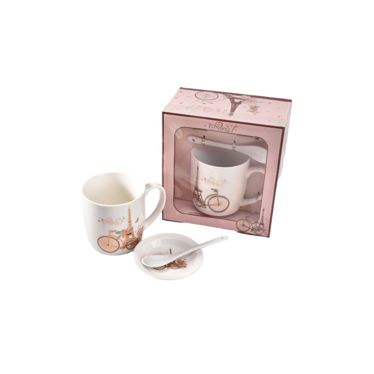 pocillo con cuchara mug ceramica