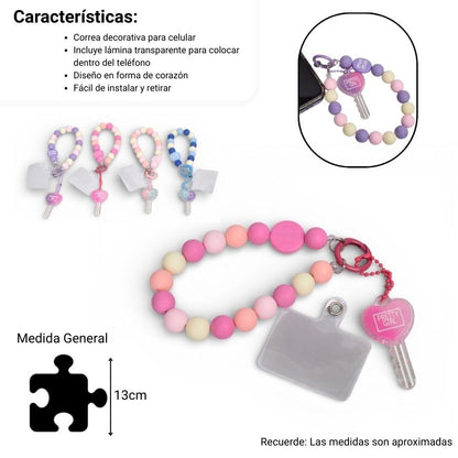 LLAVERO CELULAR PLASTICO DIM:13X3X1