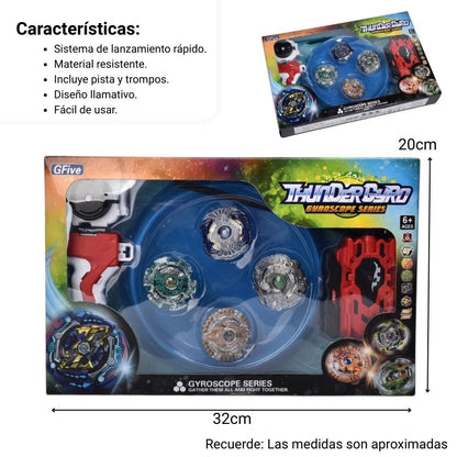 JUGUETE TROMPO CON LANZADOR ACCESORIOS PLASTICO DIM:32X20X5