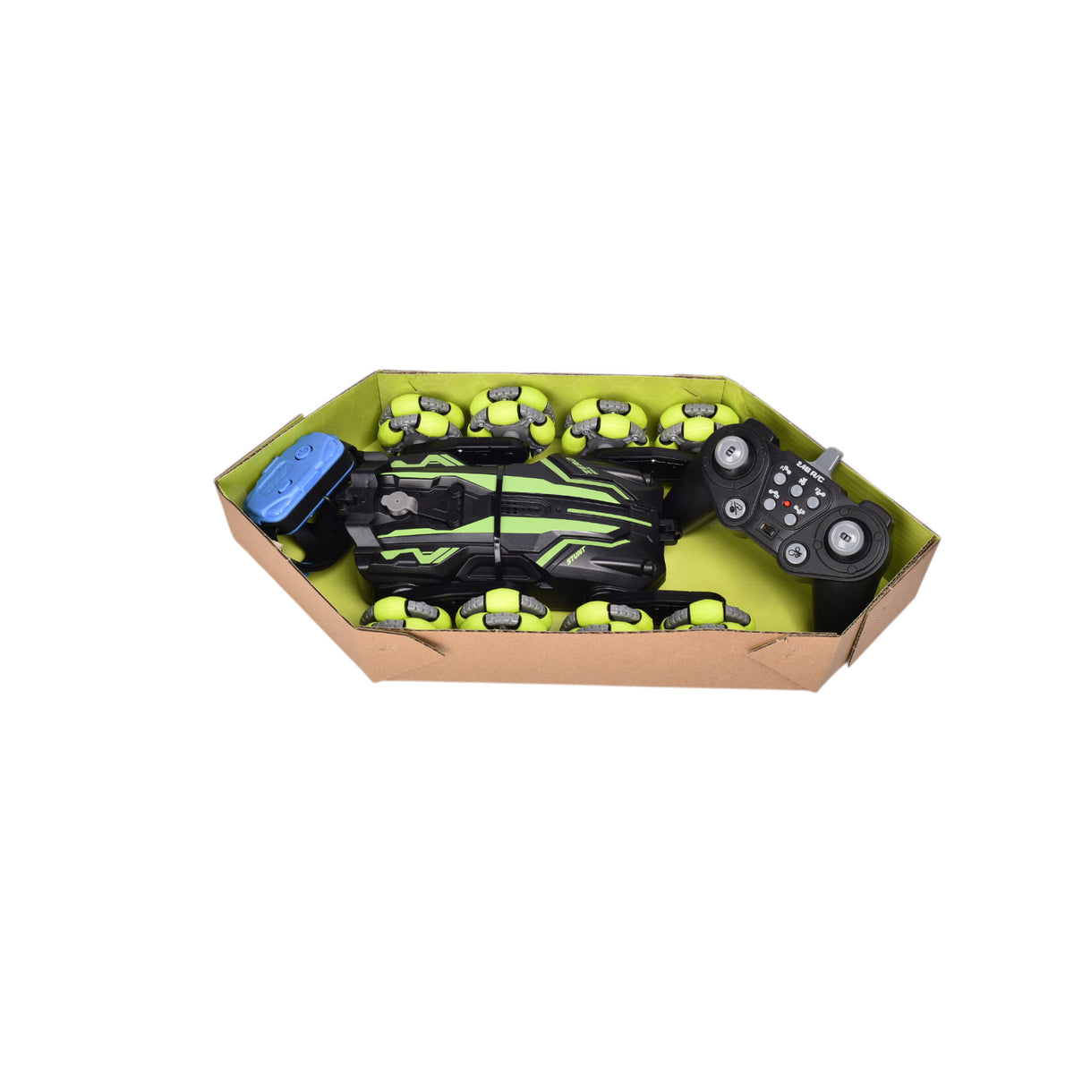 juguete carro con control remoto plastico dim:30x7x26