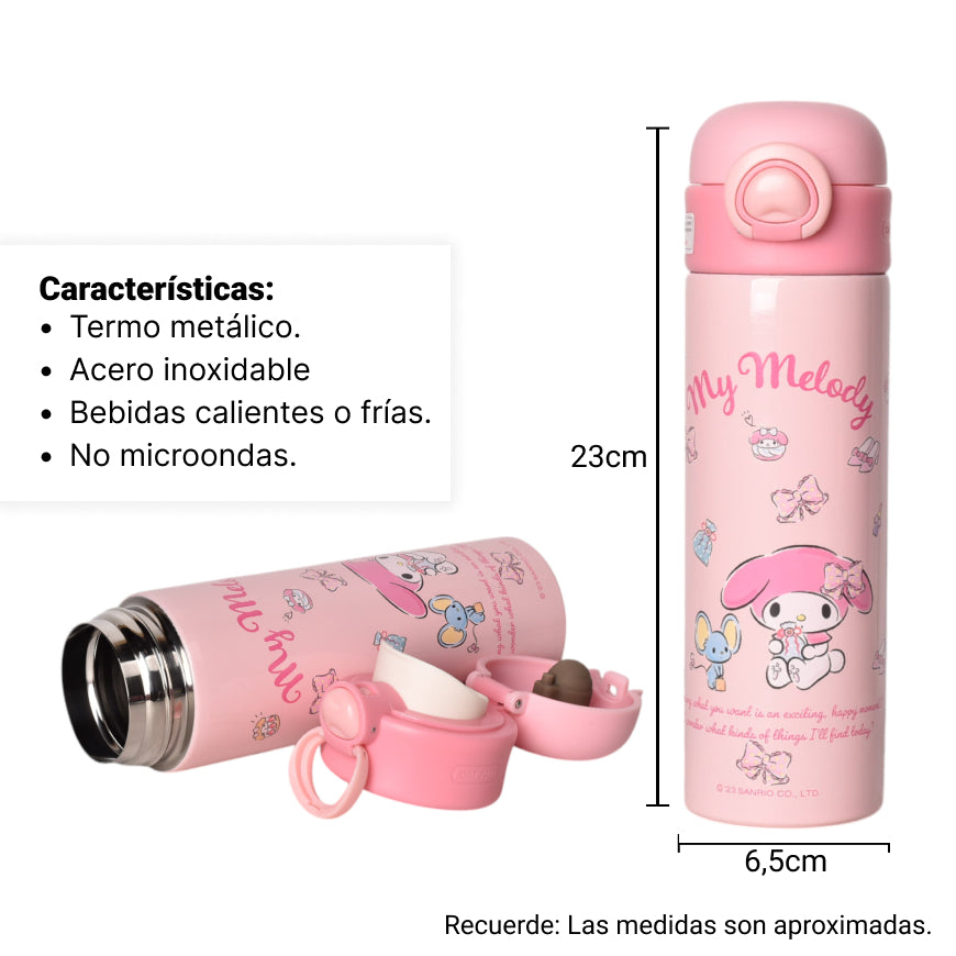 termo acero inoxidable 500ml personaje