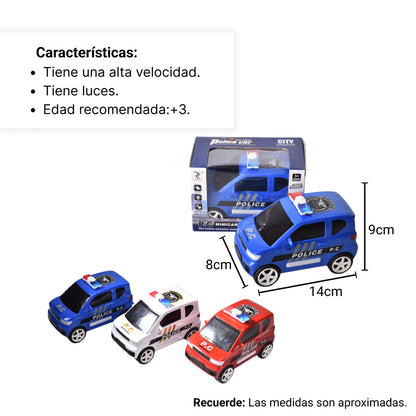 CARRO DE POLICIA PARA NIÑO JUGUETE