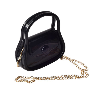 CARTERA BOLSO MANOS LIBRES CON CADENA DAMA PVC VARIOS COLORE