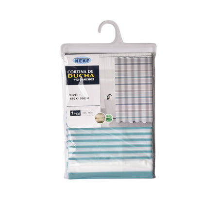 CORTINA PARA BAÑO PLASTICA