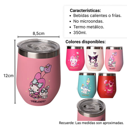 TERMO ACERO INOXIDABLE 350ML DISEÑO PERSONAJE