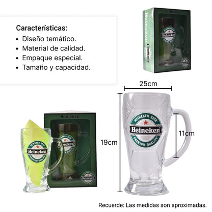 VASOS CERVECEROS EN VIDRIO 500ML