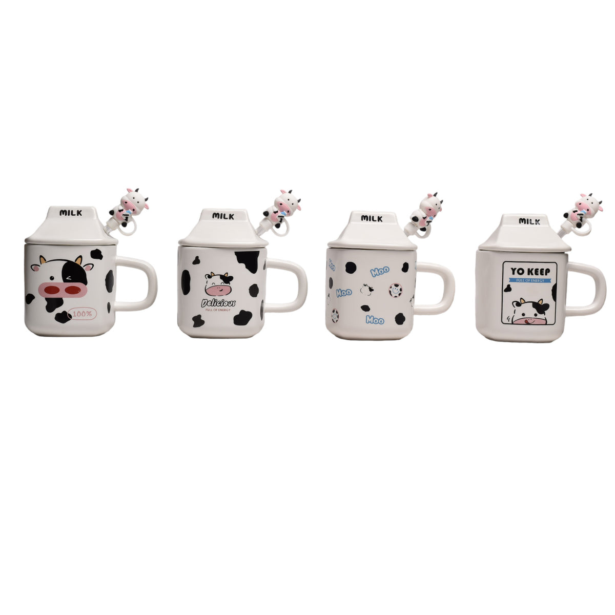 mug pocillo en ceramica forma vaca
