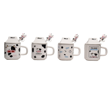 MUG POCILLO EN CERAMICA FORMA VACA