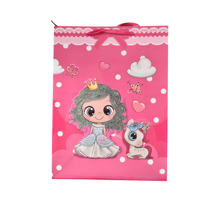 BOLSA REGALO EN PAPEL NIÑAS TAMAÑO GRANDE L