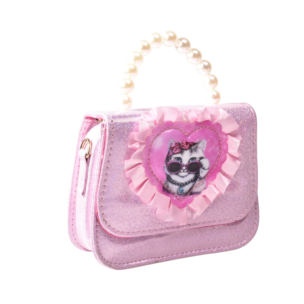 cartera sintetica de niña  dim:15*12*6cm