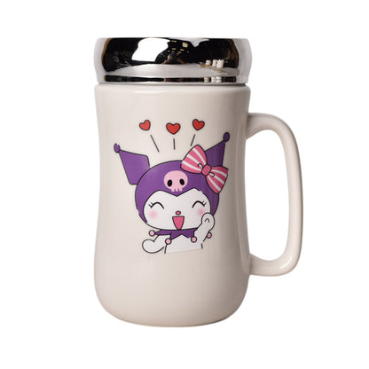 MUG POCILLO KUROMI PERSONAJE 420ML DIM:7X7X14