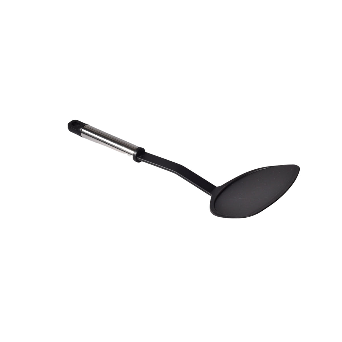 set de 6 utensilios cocina silicona plastico negro dim:10x38