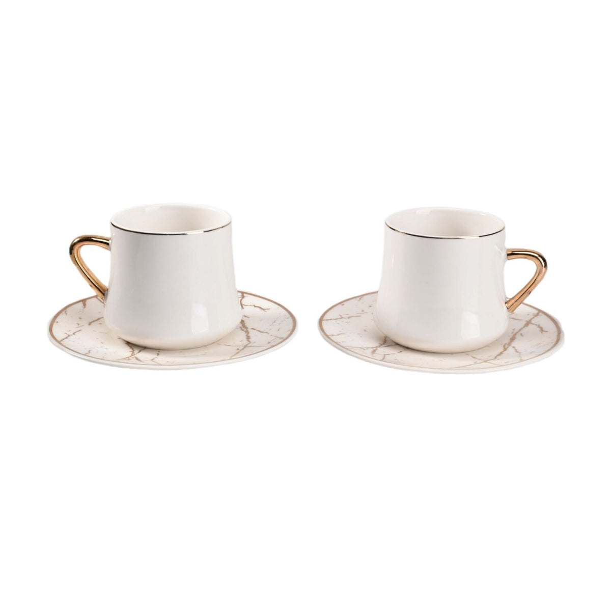 set duo pareja pocillo con plato ceramica