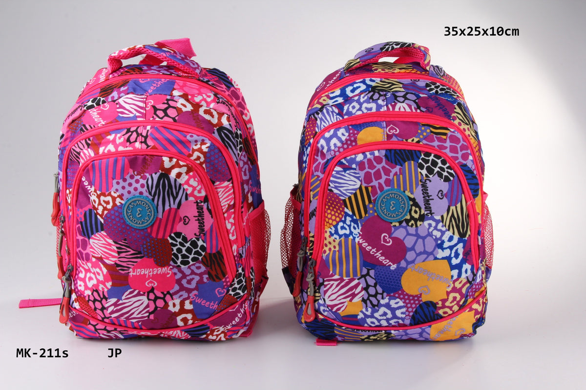 morral escolar 35x25x10cm
