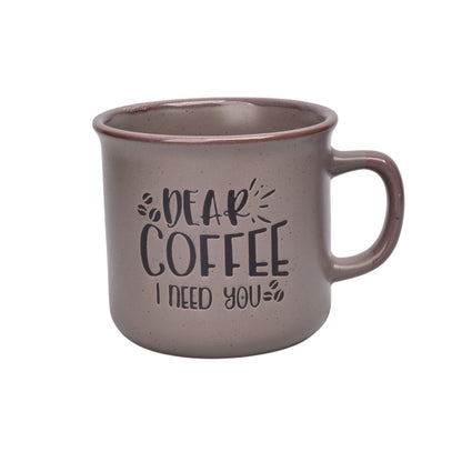MUG POCILLO EN CERAMICA 330ML DIM:8x9CM