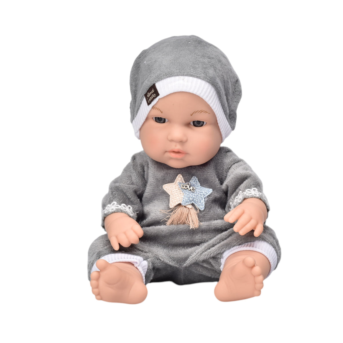 juguete bebe muñeca realista de caucho dim:16x10x34