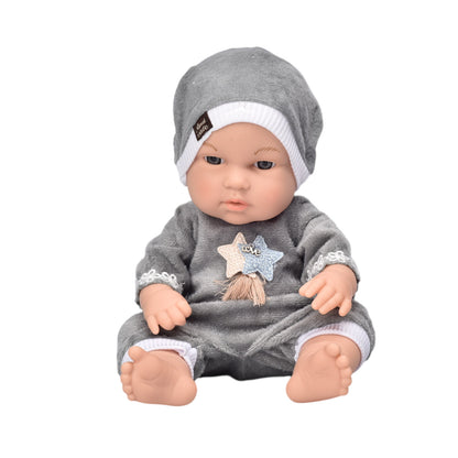 JUGUETE BEBE MUÑECA REALISTA DE CAUCHO DIM:16X10X34