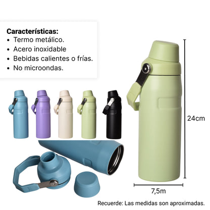 TERMO ACERO INOXIDABLE 600ML