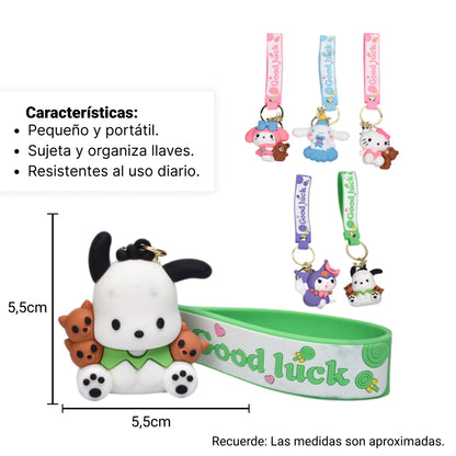 LLAVERO SILICONA KUROMI PERSONAJE DIM:5