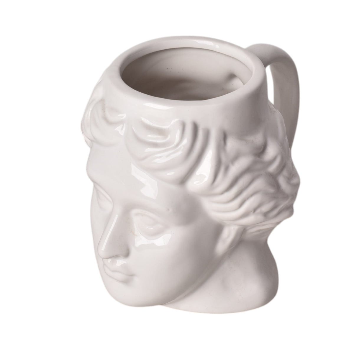 pocillo ceramica blanco  grande forma 300ml dim:11*11*13