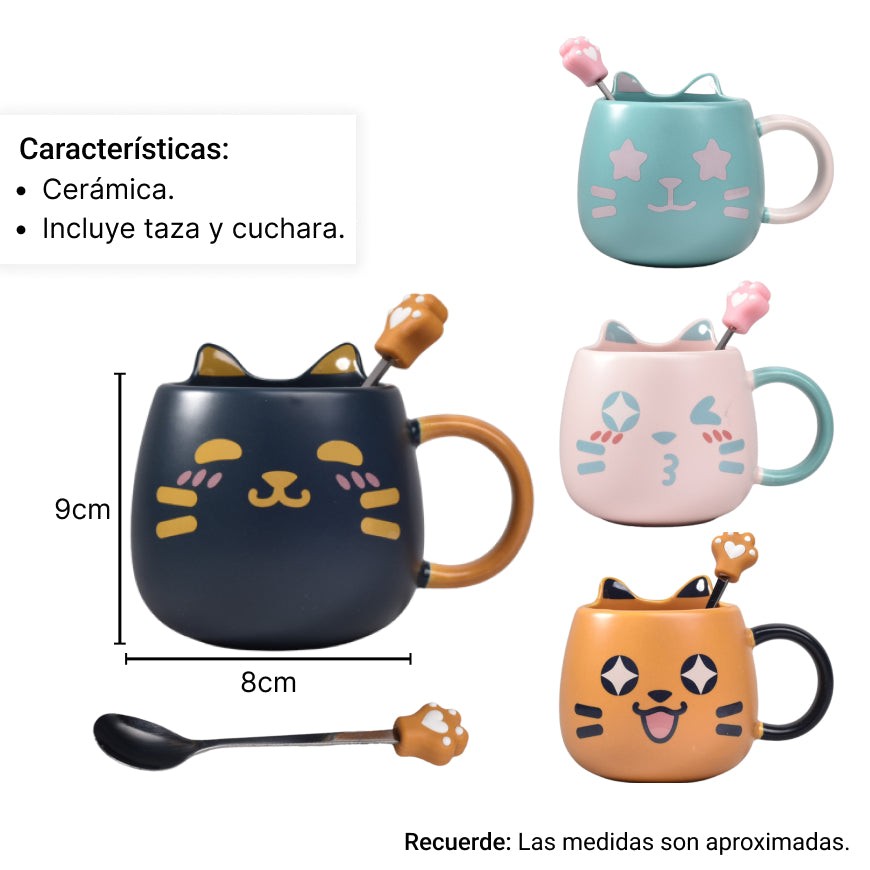 mug pocillo con cuchara