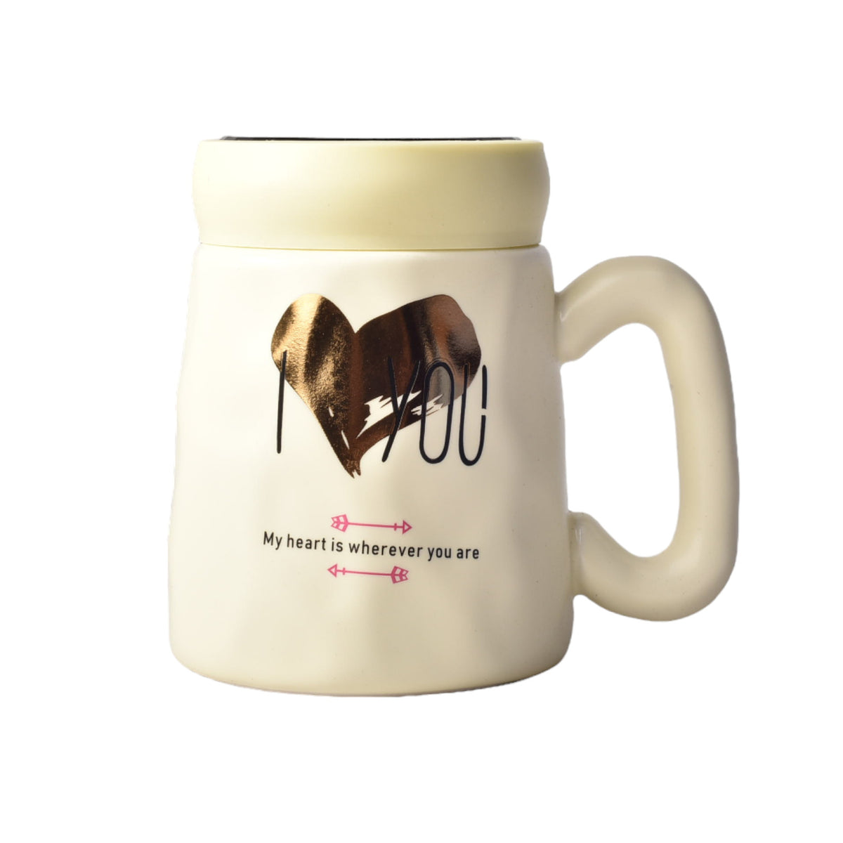 mug pocillo ceramica diferentes diseños con tapa de 350ml