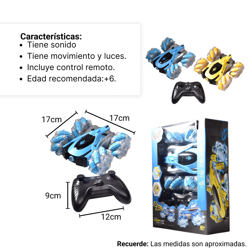 carro con control remoto para niño juguete