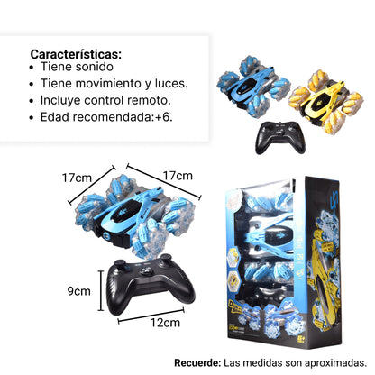 CARRO CON CONTROL REMOTO PARA NIÑO JUGUETE
