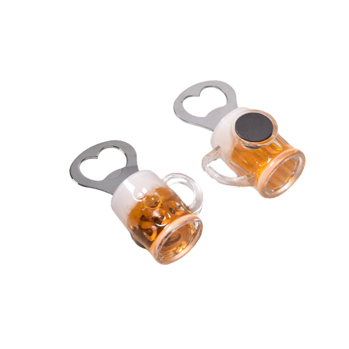 destapador plastico con iman forma vaso cerveza dim:9x3x3