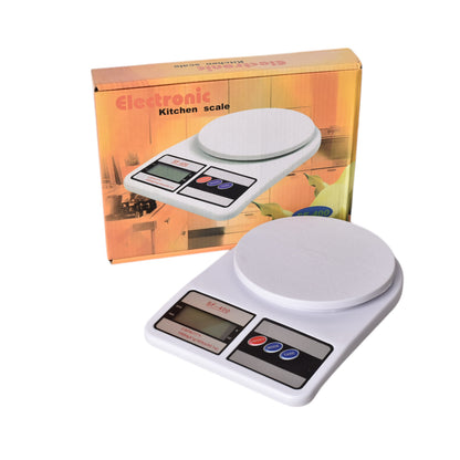 GRAMERA BALANZA PESA DIGITAL PLASTICO COLOR BLANCO DIM:15*22