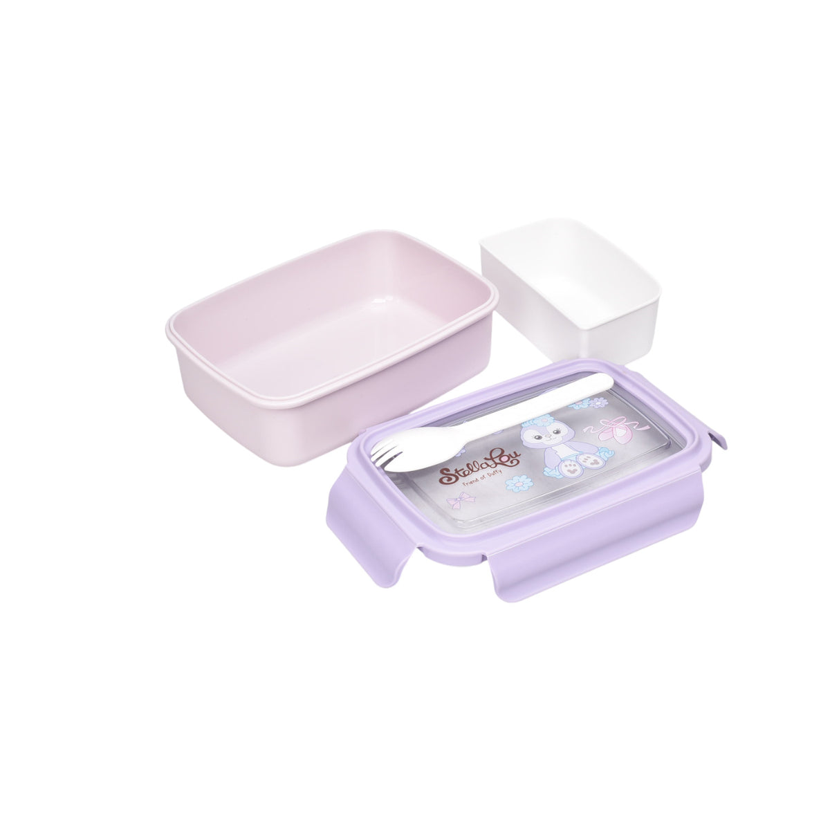 portacomida plastico 800ml personaje lila dim:18x13