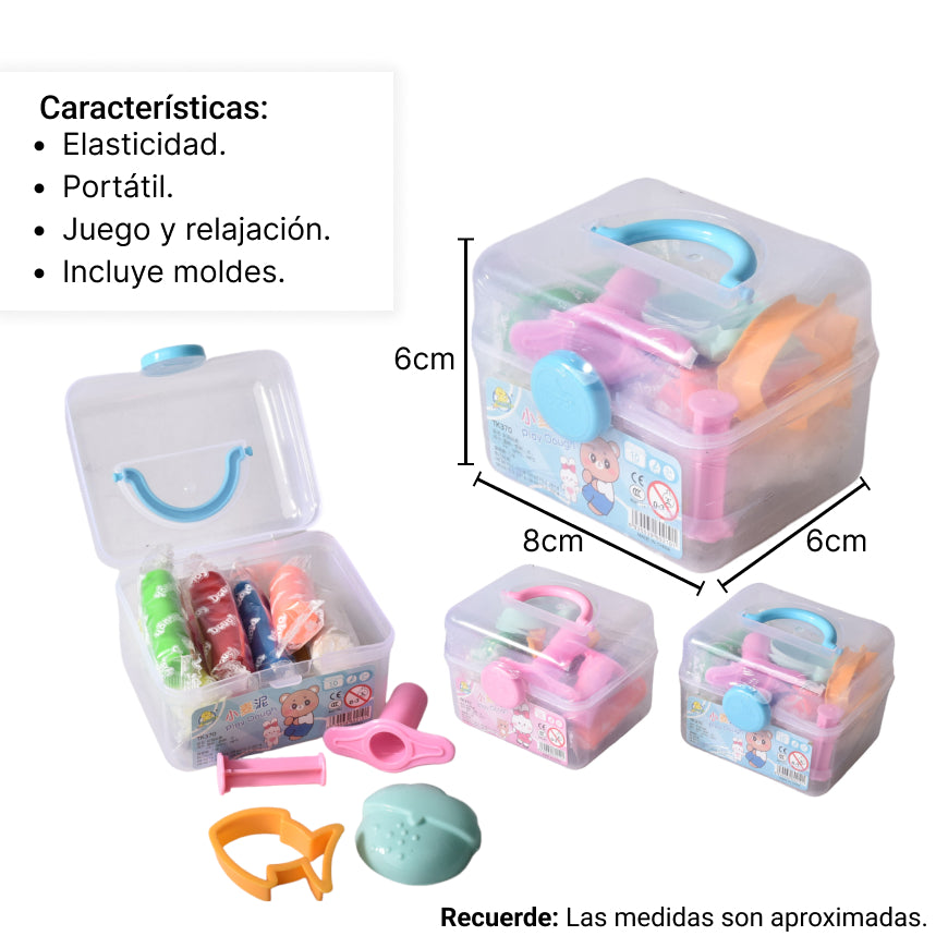 set plastilina magica moldeable