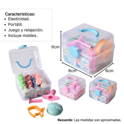 SET PLASTILINA MAGICA MOLDEABLE
