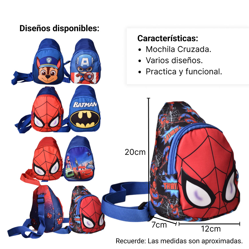 maleta de diseños pequeña personaje dim :20*12*7 dim:20*12*7