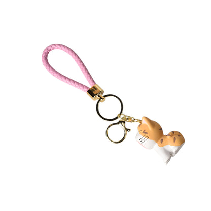 LLAVERO EN RESINA FORMA DE GATO VARIOS COLORES DIM:3X5X3