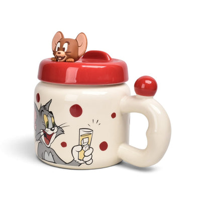 MUG PÓCILLO CERAMICA CON TAPA 560ML PRJ